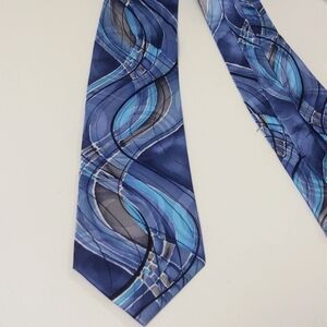J.Garcia "Emerald City" Swirl Pattern Necktie. Jerry Garcia. Grateful Dead